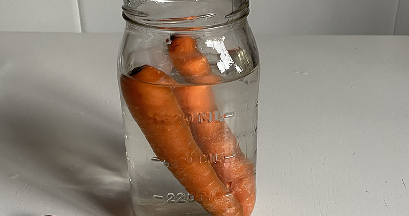 truco de cocina para dar una segunda vida a las zanahorias blandas
